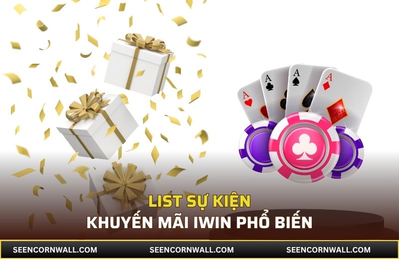 List sự kiện khuyến mãi iWin phổ biến